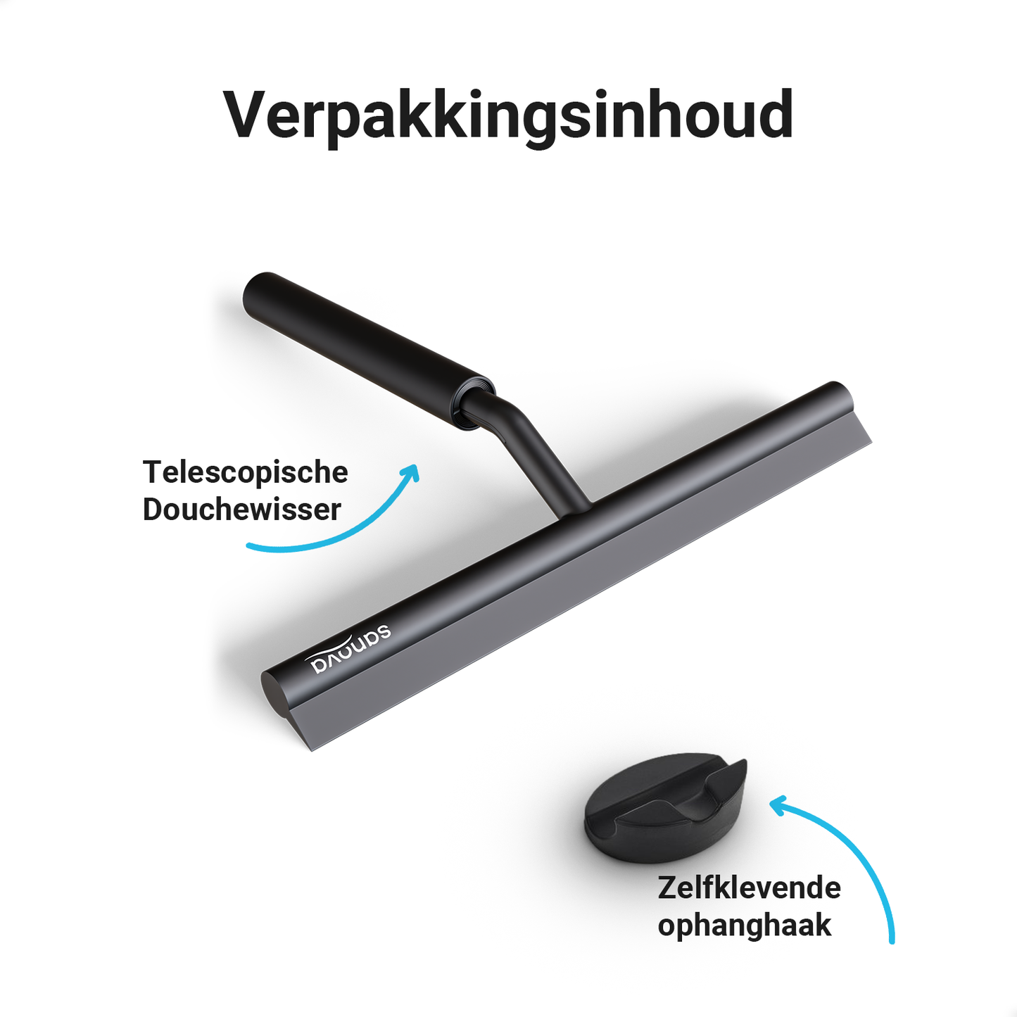 Uitschuifbare Douchewisser