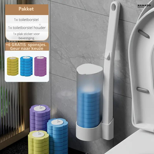 Namado BrushFlush™ toiletborstel - Voor een fris toilet, elke keer weer!