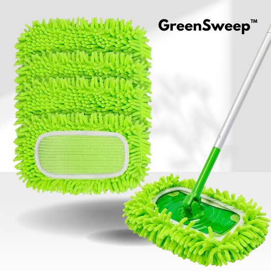 Namado GreenSweep™ - Herbruikbare mop voor Swiffer | 2+2 GRATIS (met microvezel haartjes)
