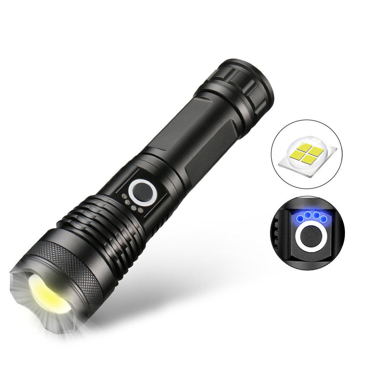 LED oplaadbare tactische laser zaklamp 90000 hoge lumen