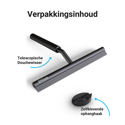 Uitschuifbare Douchewisser