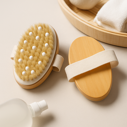 Pre-Massage Borstel - Activeert en Verstevigt de Huid