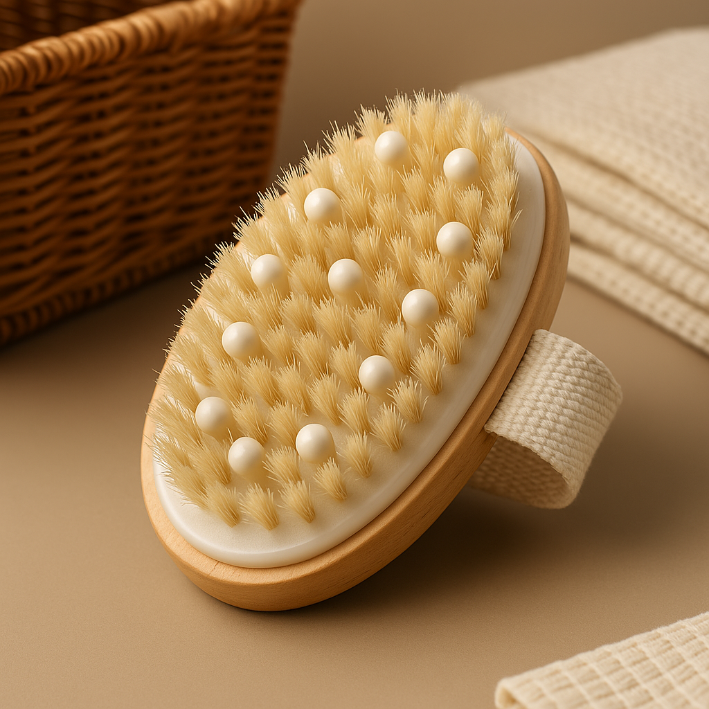 Pre-Massage Borstel - Activeert en Verstevigt de Huid