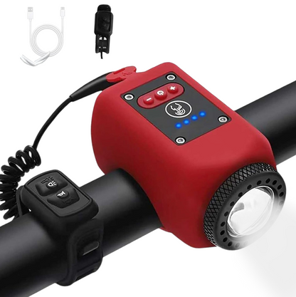 WOYUOSN Bike Electronic Horn with Large Range Floodlight