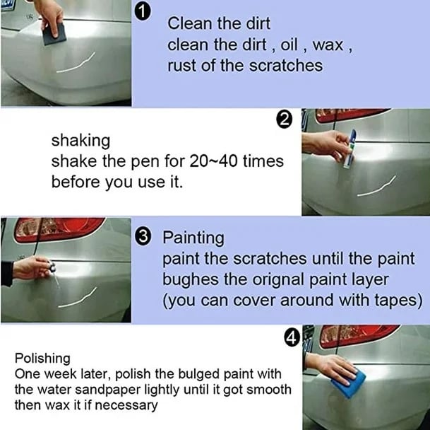 RepairBrush 1+1 Brush GRATIS Auto Kras Bijwerken Direct Eenvoudig Te Gebruiken